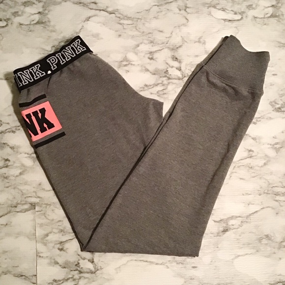 PINK Victoria's Secret Pants - Pink Victoria Secret Sweatpants w/ Fold down waist